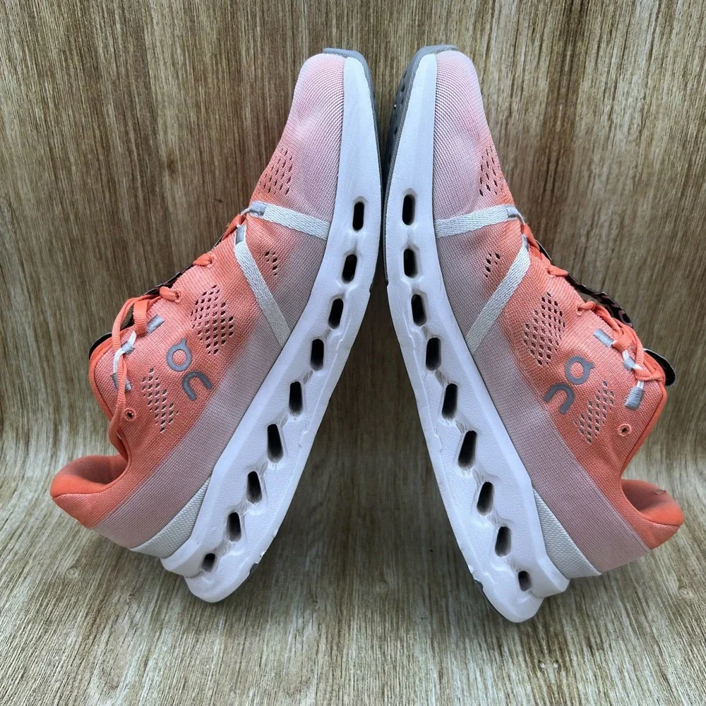 On Cloudsurfer Running Shoes Men's Size 10.5 Orange CloudTec 3MD10421204